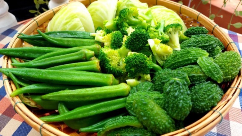 เทคนิคต้มผักให้สีสวย