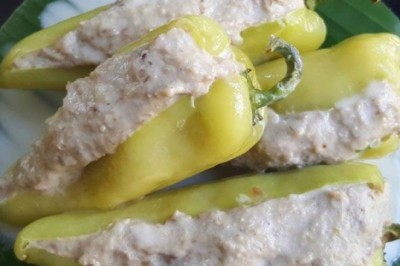 พริกหยวกยัดไส้ อาหารภาคใต้