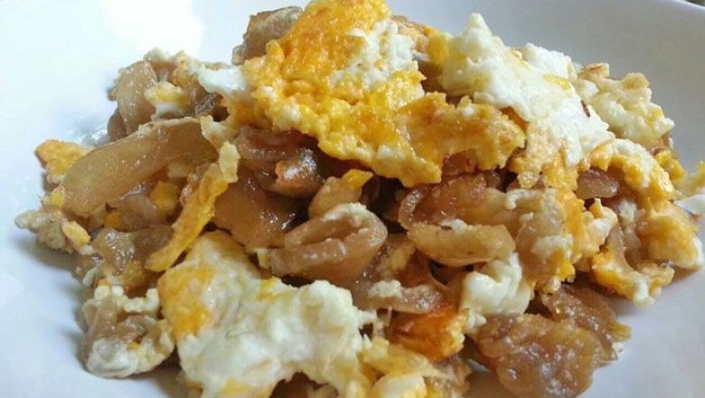 หัวไชโป๊วผัดไข่ อาหารจานเดียว