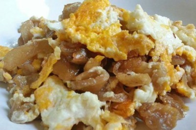 หัวไชโป๊วผัดไข่ อาหารจานเดียว