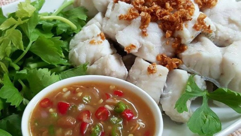 ปลาเก๋าลวกจิ้ม อาหารจานเดียว