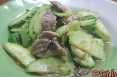 หมูผัดแตงกวา อาหารภาคใต้