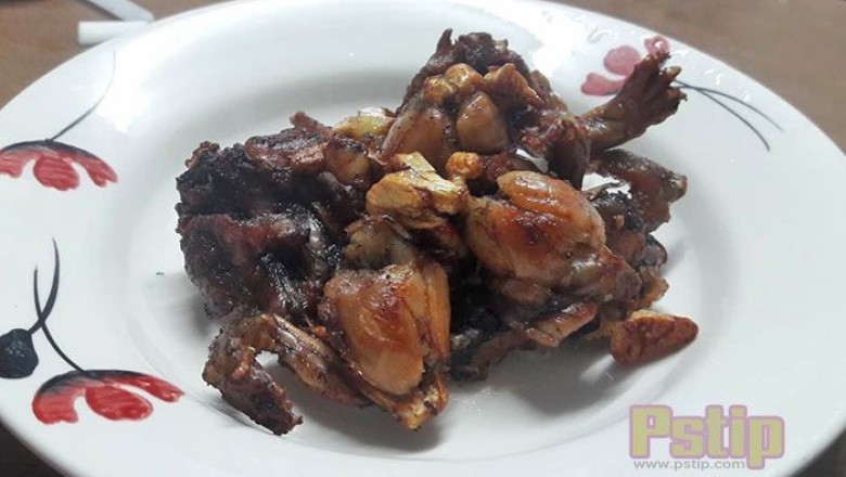 กบทอดกระเทียม อาหารภาคใต้