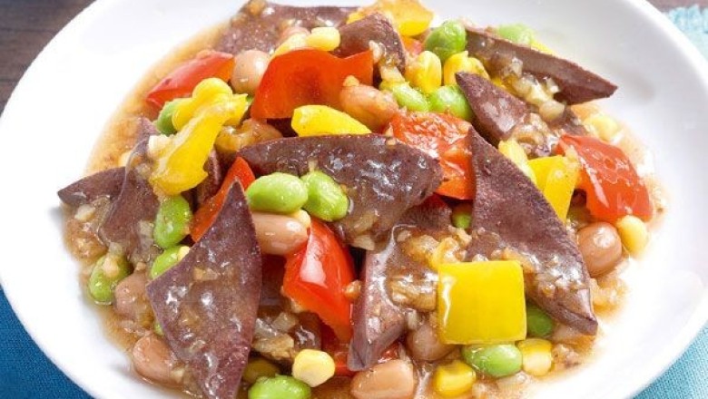 ผัดตับหมู อาหารจานเดียว