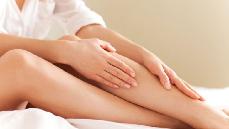 ขาสวยเนียนเรียบไร้เส้นขน