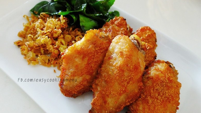 ไก่ทอดเกลือตะไคร้กรอบ อาหารจานเดียว