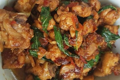 กะเพราไก่ อาหารจานเดียว