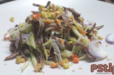 ยำปลาฉิ้งฉ้างกับมะม่วง อาหารภาคใต้