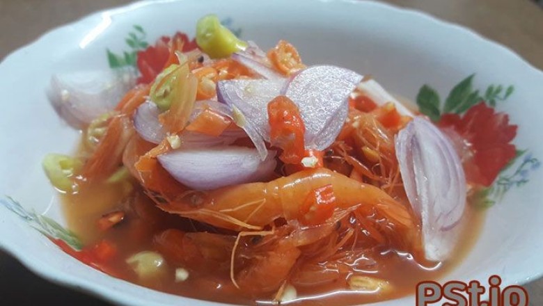 ยำกุ้งส้ม อาหารภาคใต้