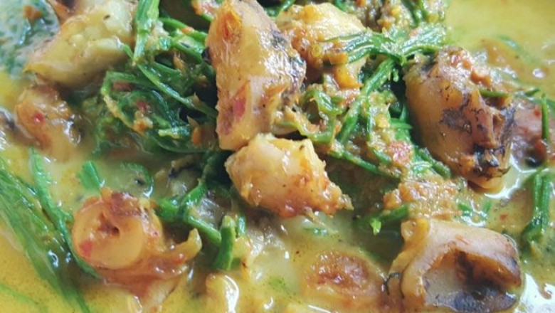 แกงคั่วหอยหวาน อาหารจานเดียว